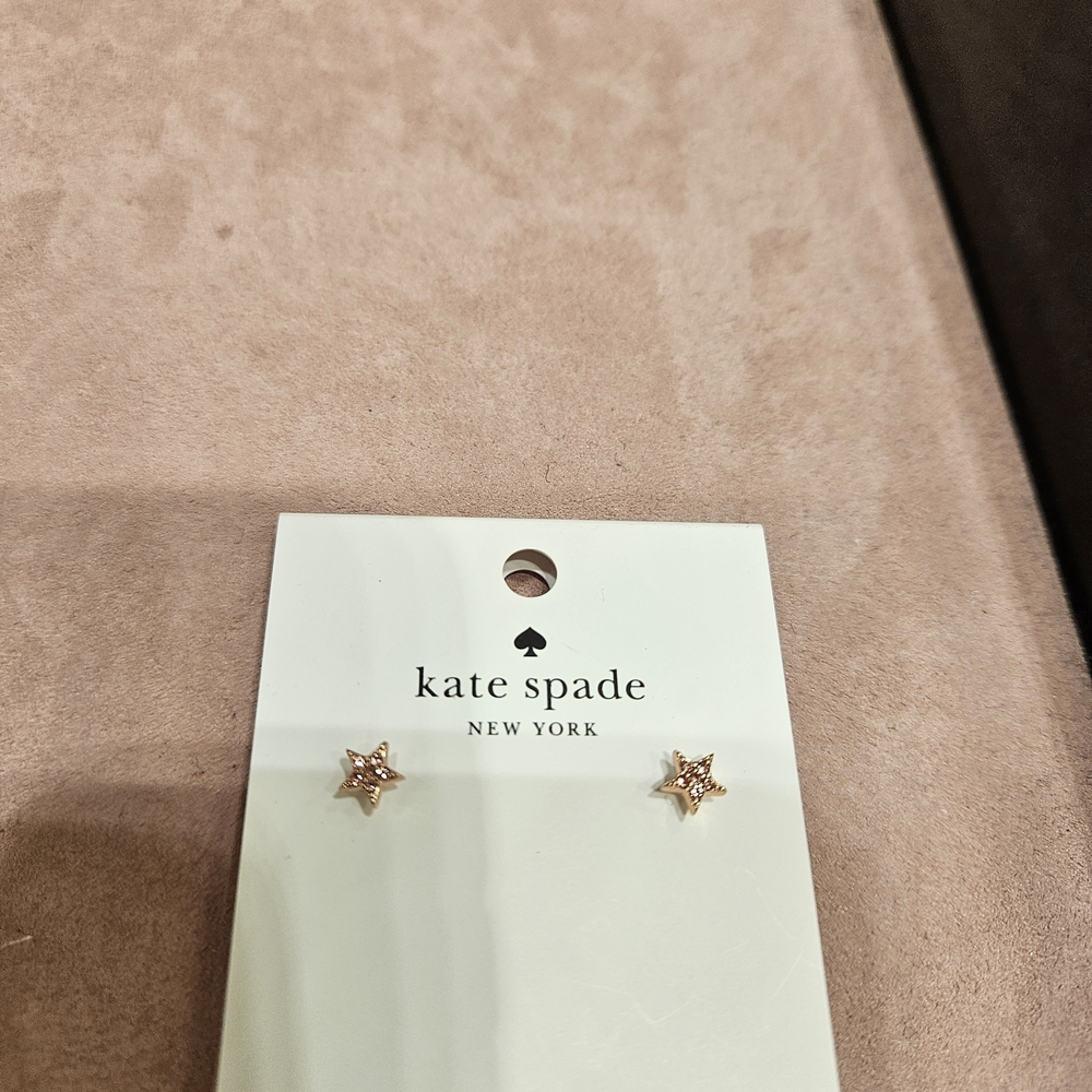 Kate Spade Gold Star Earrings